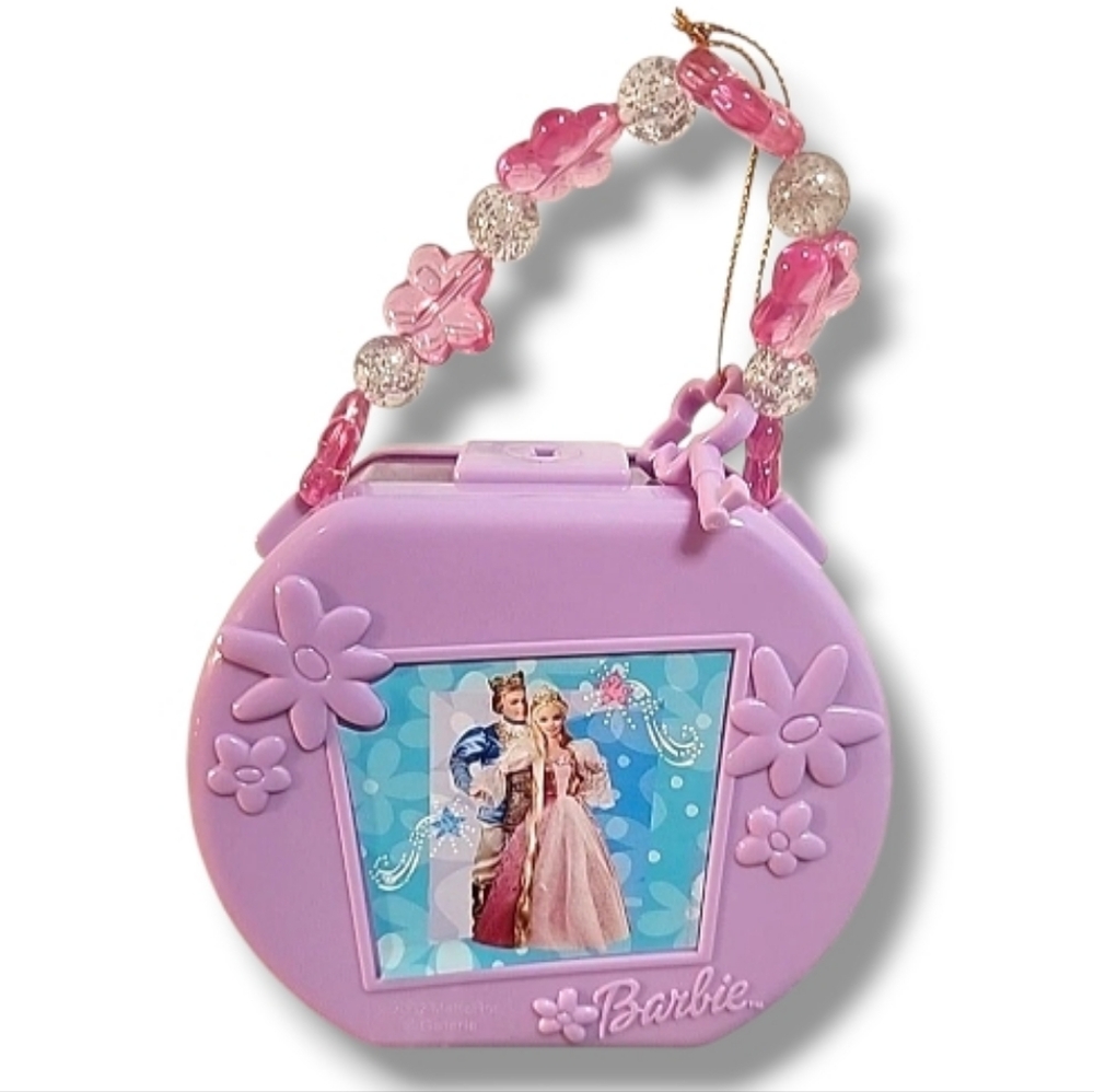 2002 Barbie As Rapunzel Jewelry Trinket Box Purse + Key